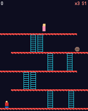 Barrel Climb running in MicroEmulator