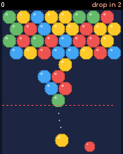 Bubble Shot running in MicroEmulator
