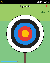 Bullseye running in MicroEmulator