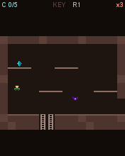 Cave Escape running in MicroEmulator