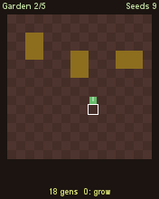 Cell Garden running in MicroEmulator