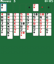 Cell Solitaire gameplay