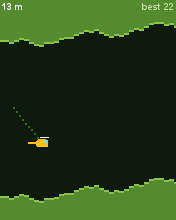 Copter Cave running in MicroEmulator