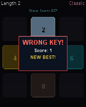 Echo Tones running in MicroEmulator