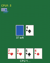 Eights Shed running in MicroEmulator