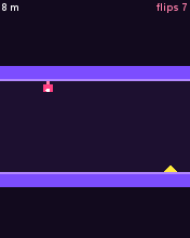 Gravity Flip running in MicroEmulator