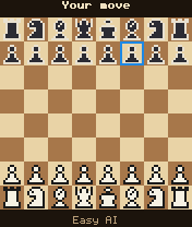 Keypad Chess gameplay