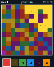 Land Grab running in MicroEmulator
