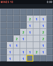 Mine Sweep running in MicroEmulator
