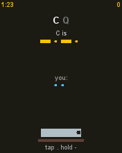 Morse Signal running in MicroEmulator
