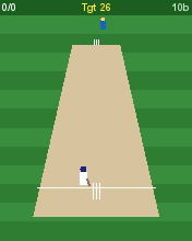 Pocket Cricket running in MicroEmulator