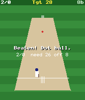Pocket Cricket gameplay