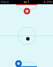 Puck Rush running in MicroEmulator