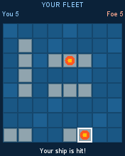 Sea Strike running in MicroEmulator